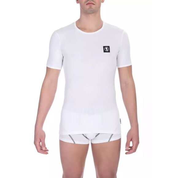 Bikkembergs White Cotton Men's Men's T-Shirt